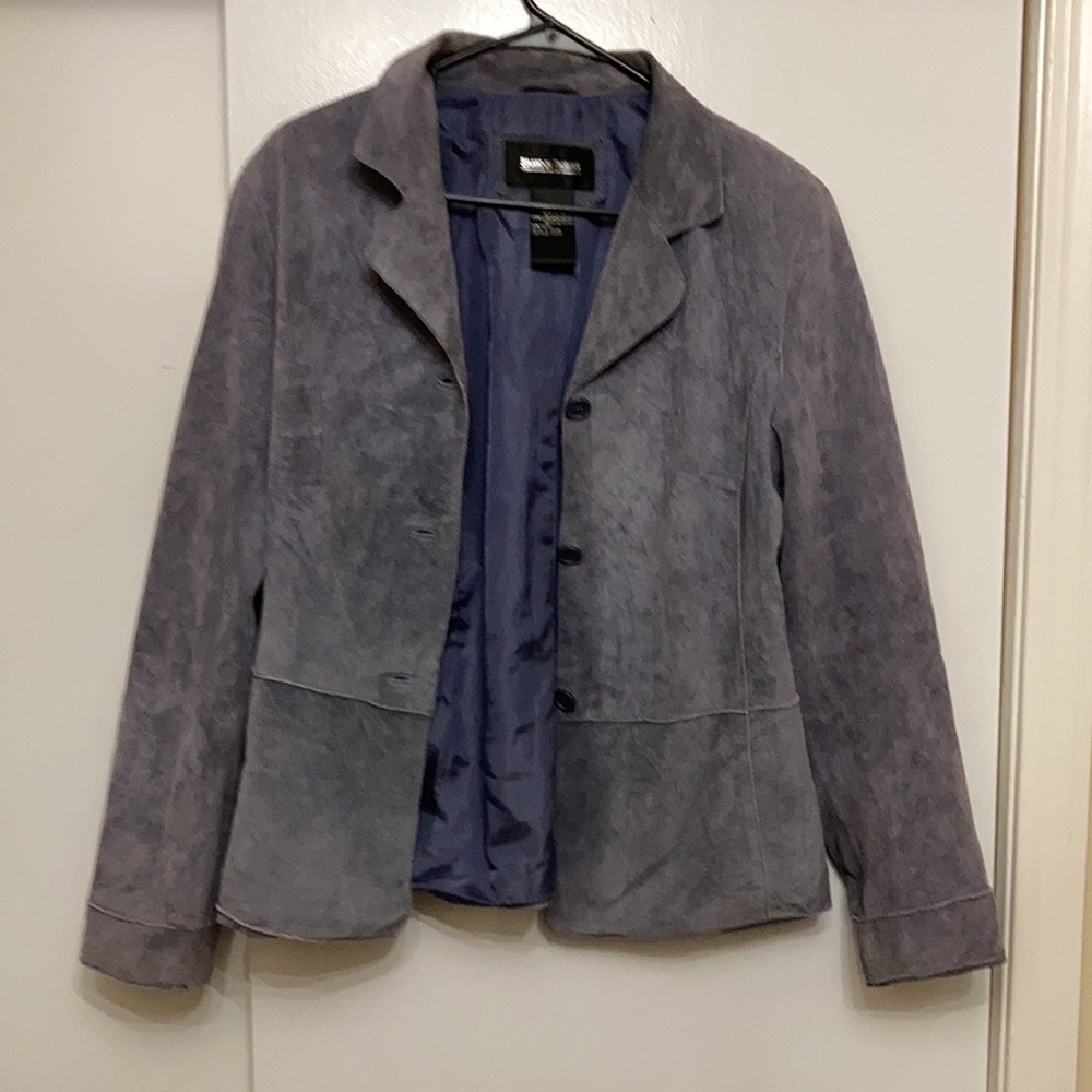 Large Brandon Tomas Jacket Outer Layer 100% Leath… - image 3